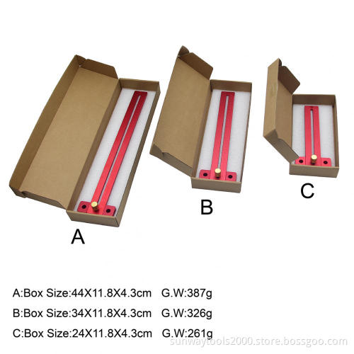 Crossed Ruler Woodworking T Type Scriber Ruler